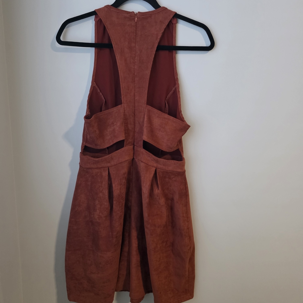 Altar'd State Rust Orange Mini Dress - Picture 6 of 9